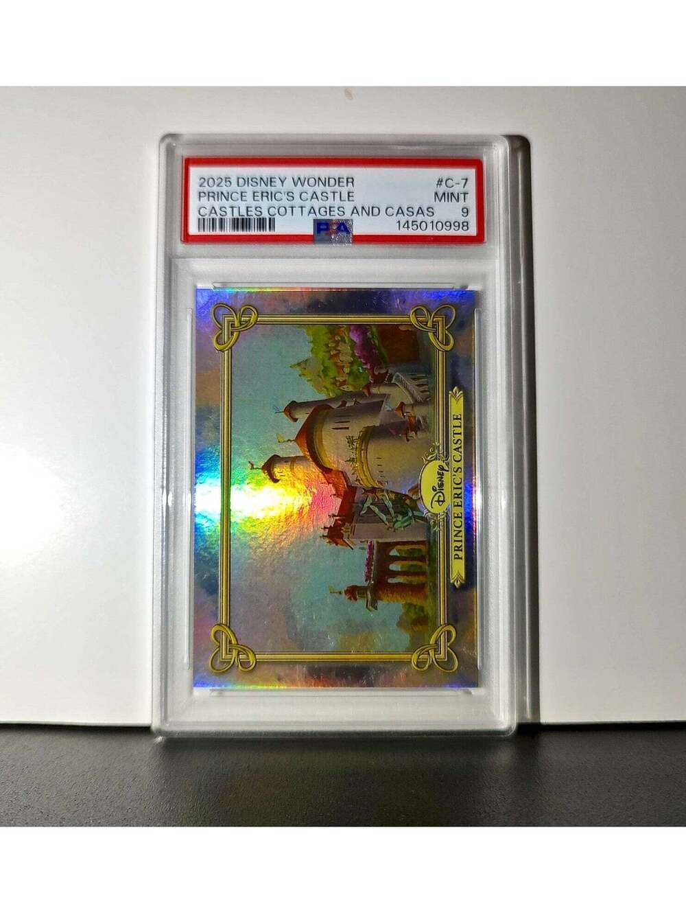 Prince Eric's Castle 2025 Topps Disney #C-7 Card The Little Mermaid PSA 9 MT
